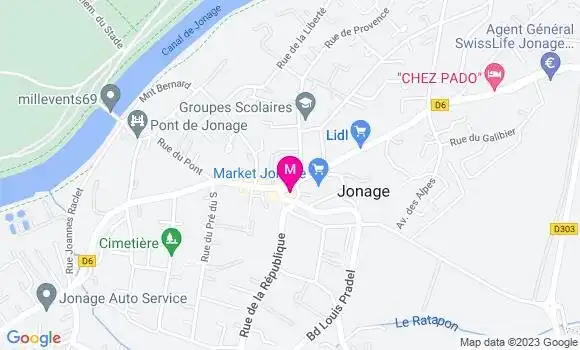 Localisation Restaurant Italien Cugini
