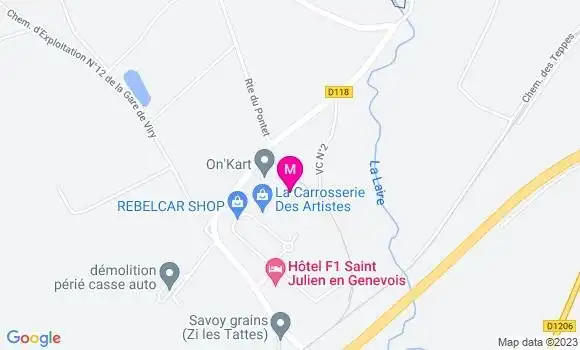 Localisation Restaurant  La Bettcha