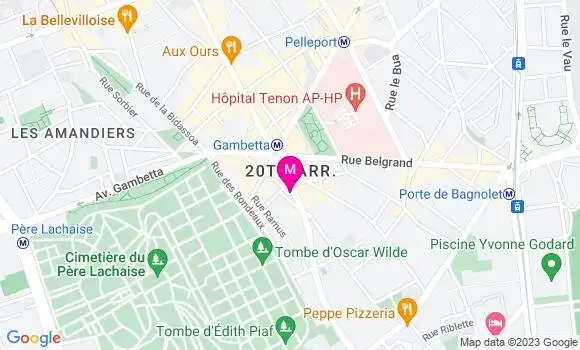 Localisation Restaurant  Le Tibesti