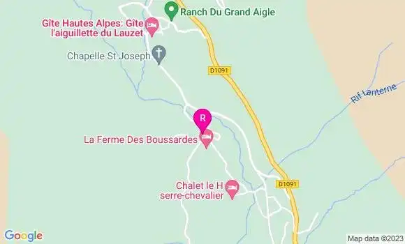 Localisation Restaurant  Trinquet des Boussardes