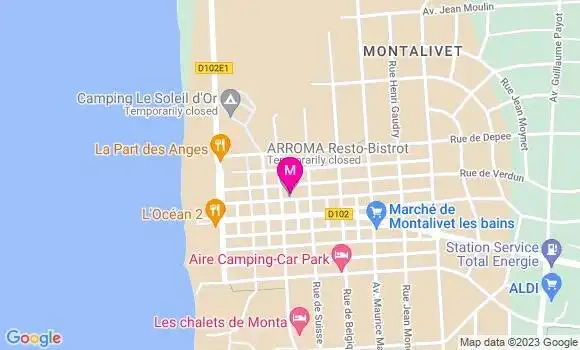 Localisation Bistrot Arroma