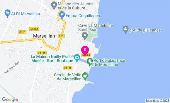 Localisation Brasserie Le Marius