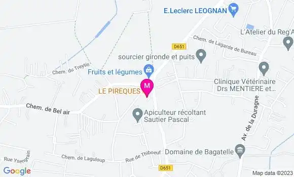 Localisation Restaurant  Le Pireques