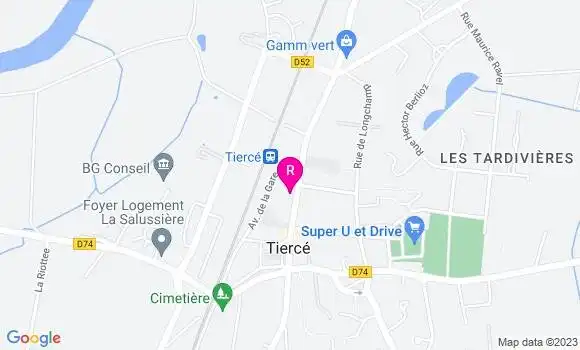 Localisation Crêperie Au Grenier a Ble