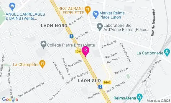 Localisation Kebab La Corne d
