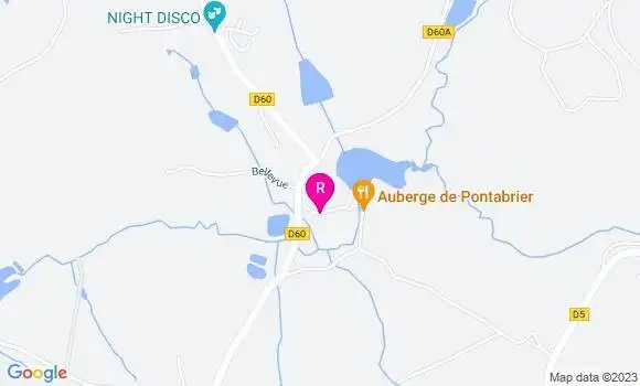 Localisation Auberge de Pontabrier