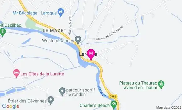 Localisation Restaurant  L