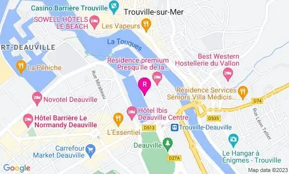 Localisation Restaurant  Honorine