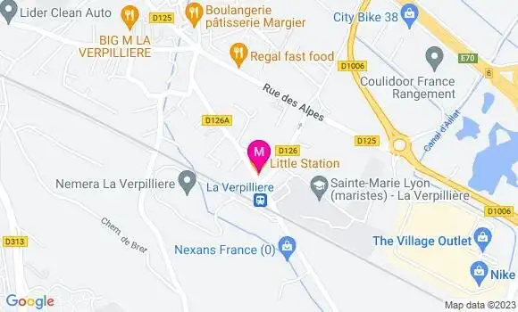 Localisation Restaurant  Little Station