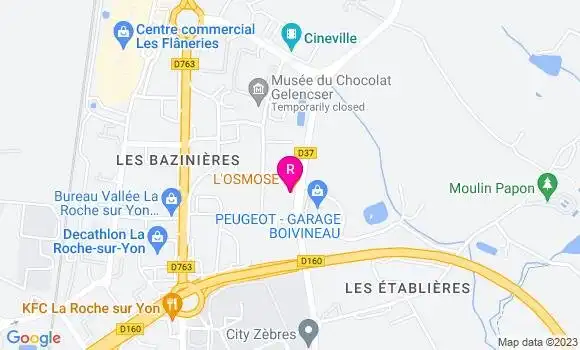 Localisation Restaurant  L