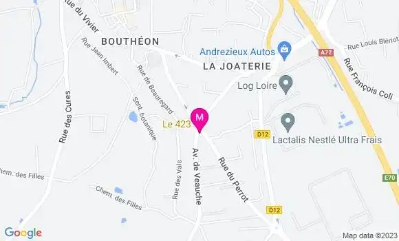 Localisation Restaurant  Le 423