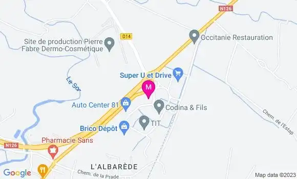 Localisation Restaurant  L