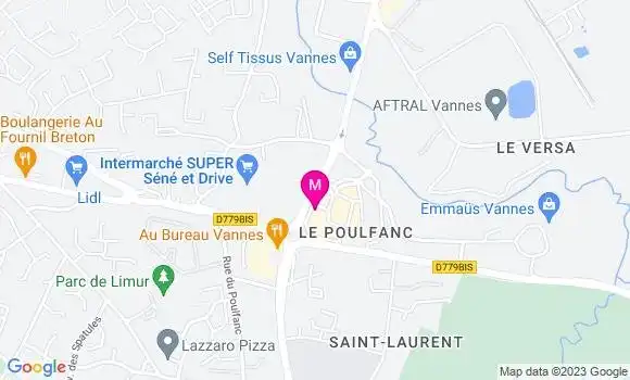 Localisation Restaurant  Le Triangle