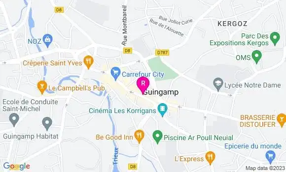 Localisation Restaurant  L