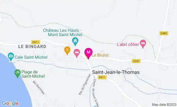 Localisation Pizzeria Le Brulot