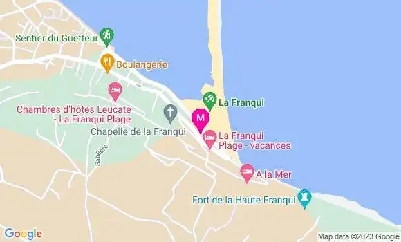 Localisation Restaurant  Le Chi Chi Plage