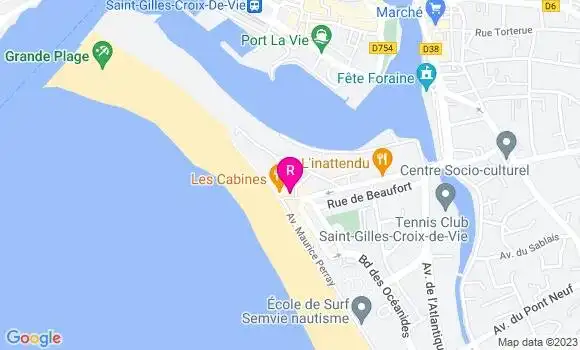Localisation Restaurant  Le Grain de Sable