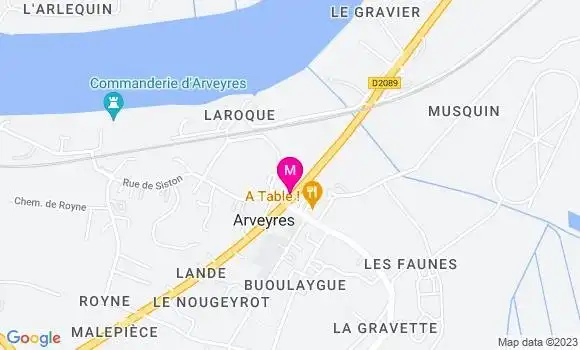 Localisation Restaurant  A l