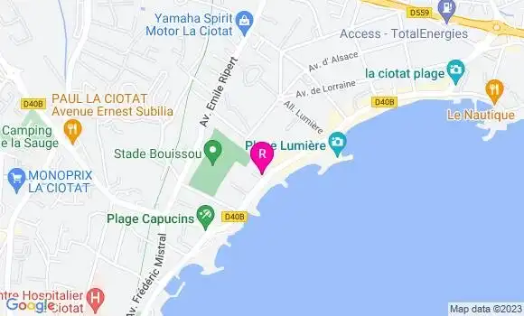 Localisation Restaurant  Chez Camille