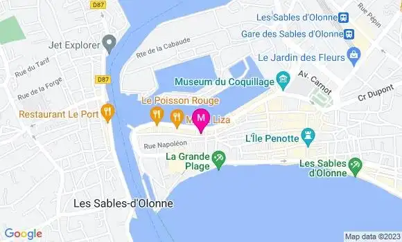 Localisation Restaurant  Chez Gaétan