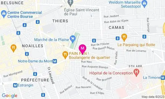 Localisation Restaurant Végétarien Oumalala