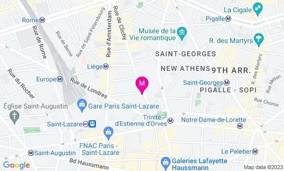 Localisation Restaurant Bar Le Hollywood