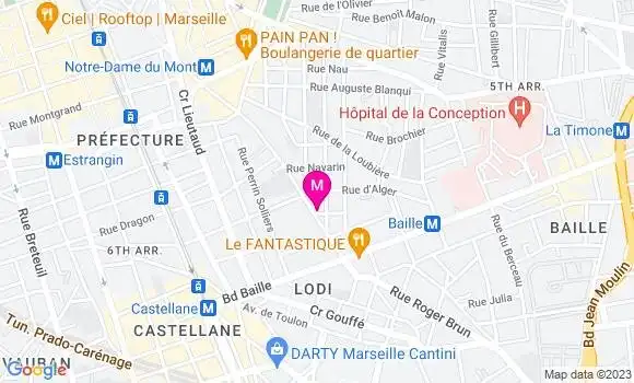 Localisation Restaurant Bar La Souris Verte