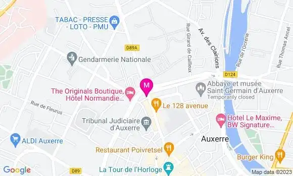 Localisation Restaurant  L