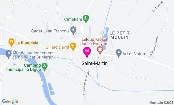 Localisation Restaurant  Le Coin des Artistes
