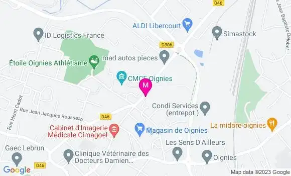 Localisation Restaurant  La Locomotive