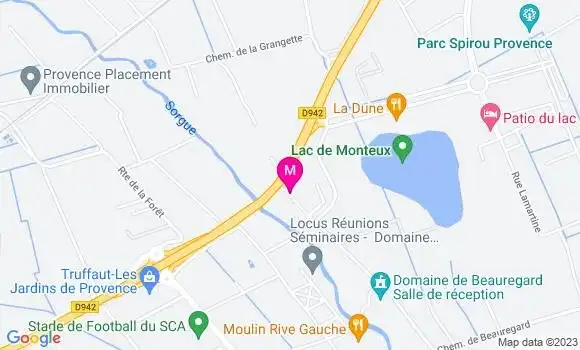 Localisation Le Bistrot du Saule