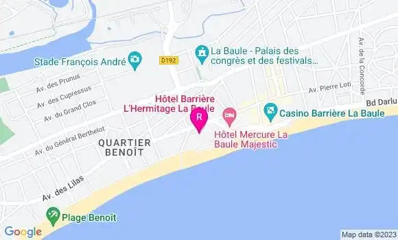 Localisation Restaurant  Les Albatros