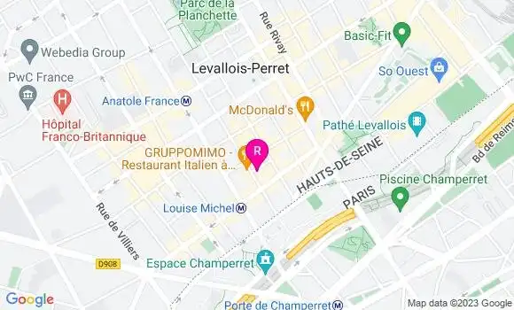 Localisation Pizzeria Mito