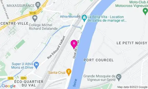 Localisation Restaurant  Omar et Fredo