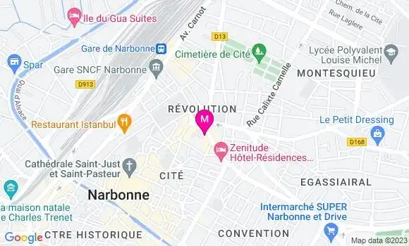 Localisation Restaurant Bar Le Live