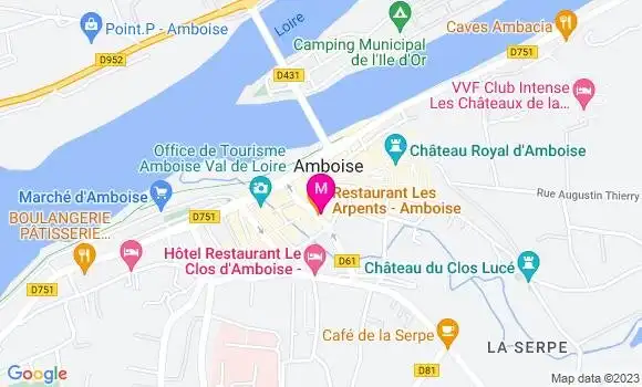 Localisation Restaurant  Les Arpents