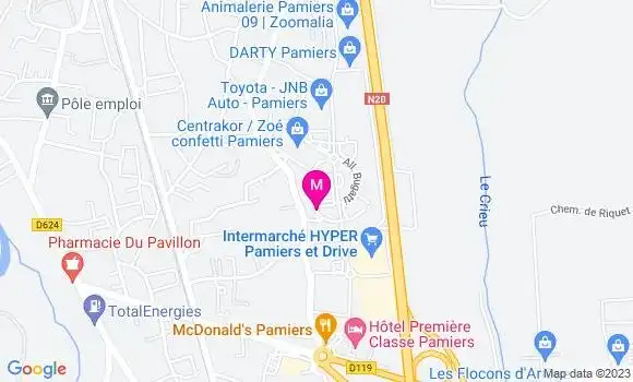 Localisation Restaurant Vietnamien Asia King Wok