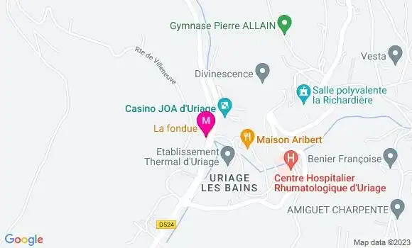 Localisation Restaurant  La Fondue