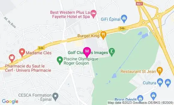 Localisation Restaurant  Le Practice