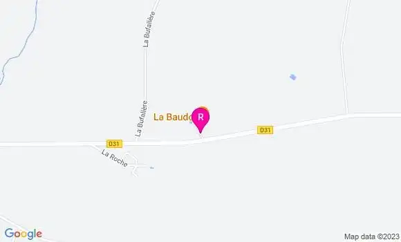 Localisation Restaurant  La Baudo