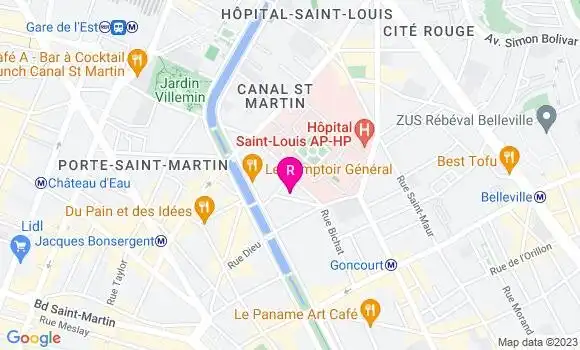 Localisation Restaurant Bar Brigitte