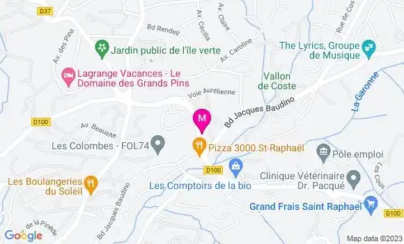 Localisation Restaurant  Le Saint Raph