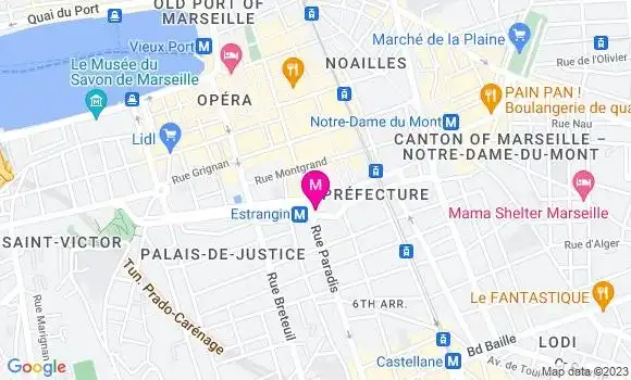Localisation Restaurant  Chez Colette