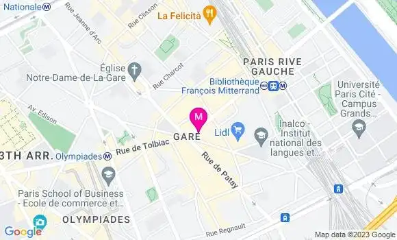Localisation Pizzeria La Piola Sciac a trà