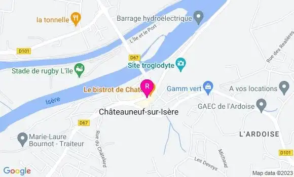 Localisation Restaurant  Le Bel Air