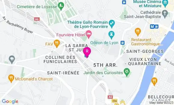 Localisation Le Bistrot Nicéphore