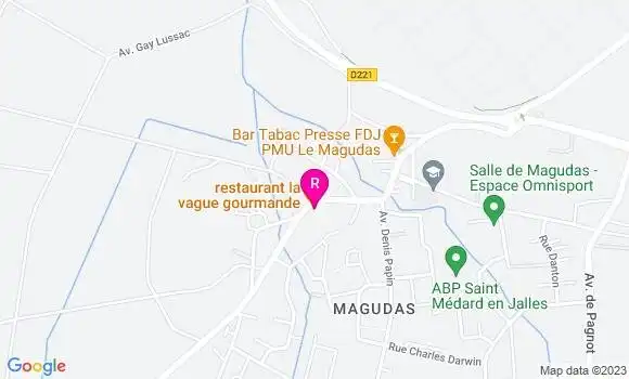 Localisation Restaurant  La Vague Gourmande