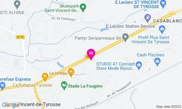 Localisation Le Bistrot de Cédric