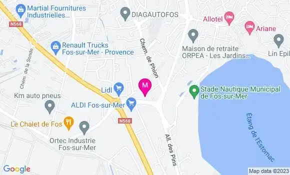 Localisation Pizzeria Le Naples