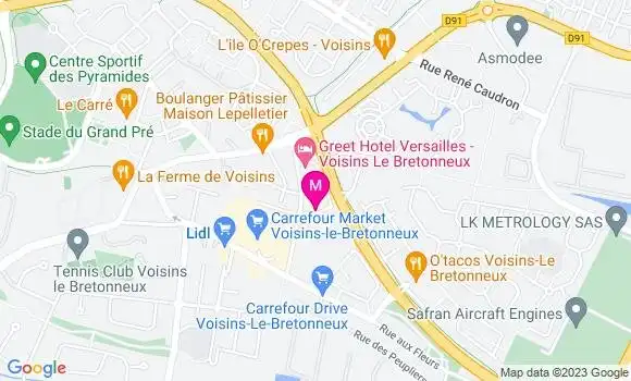 Localisation Restaurant  Plan B